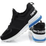 Detská Bežecká obuv New Balance čiernej farby zo syntetiky vo veľkosti 37 na šnurovanie 