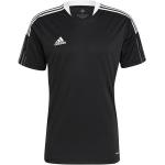 Pánske Futbalové dresy adidas Tiro čiernej farby v športovom štýle z polyesteru s výrezmi udržateľná móda 