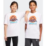Detské tričká adidas bielej farby v športovom štýle z tričkoviny do 8 rokov v zľave 