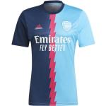 Pánske Futbalové dresy adidas námornícky modrej farby s vyšívaným vzorom z polyesteru vo veľkosti XXL s okrúhlym výstrihom s motívom FC Arsenal 