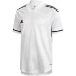 Pánske Futbalové dresy adidas Condivo bielej farby z polyesteru udržateľná móda 