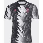 Pánske Tričká s krátkym rukávom adidas čiernej farby s okrúhlym výstrihom s motívom Juventus 