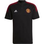 Pánske Futbalové dresy adidas čiernej farby v športovom štýle z bavlny s motívom Manchester United 