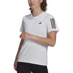 Pánske Bežecké tričká adidas Own The Run bielej farby vo veľkosti XXS v zľave 