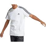 Tričká adidas Sportswear bielej farby v športovom štýle s pruhovaným vzorom 