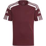 Futbalové dresy adidas Squadra vínovej farby v športovom štýle z polyesteru udržateľná móda 