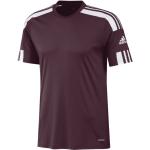 Pánske Futbalové dresy adidas Squadra fialovej farby v športovom štýle z polyesteru s krátkymi rukávmi 