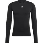 Pánske Futbalové dresy adidas Aeroready čiernej farby z polyesteru s dlhými rukávmi udržateľná móda 