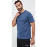 Pánske Designer Polo tričká Calvin Klein PERFORMANCE modrej farby z bavlny 