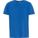 Pánske Tričká s krátkym rukávom Camel Active modrej farby z tričkoviny vo veľkosti 5 XL s okrúhlym výstrihom s krátkymi rukávmi 