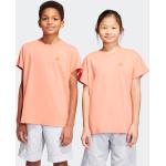 Detské tričká adidas BIO ružovej farby v športovom štýle z tričkoviny do 8 rokov v zľave udržateľná móda 