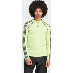 Pánske Tričká s dlhým rukávom adidas zelenej farby v športovom štýle z polyesteru vo veľkosti XS s dlhými rukávmi udržateľná móda 