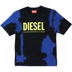 Chlapčenské Detské tričká s krátkym rukávom Diesel modrej farby 