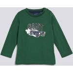 Chlapčenské Detské tričká Gant zelenej farby z bavlny do 6 mesiacov s okrúhlym výstrihom s dlhými rukávmi 