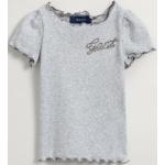 Dievčenské Detské tričká s krátkym rukávom Gant BIO sivej farby z bavlny do 6 mesiacov s okrúhlym výstrihom udržateľná móda 