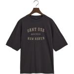Chlapčenské Detské tričká Gant čiernej farby z bavlny do 10 rokov s okrúhlym výstrihom 
