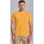 Pánske Tričká s krátkym rukávom Gant Sunfaded oranžovej farby z tričkoviny s okrúhlym výstrihom 