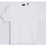 Dievčenské Detské tričká Gant bielej farby z bavlny do 8 rokov s okrúhlym výstrihom 