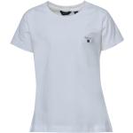 Dievčenské Detské svetre Gant bielej farby z tričkoviny do 8 rokov s okrúhlym výstrihom 