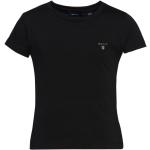 Dievčenské Detské svetre Gant čiernej farby z tričkoviny do 8 rokov s okrúhlym výstrihom 