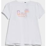 Dievčenské Detské tričká Gant bielej farby z tričkoviny do 24 mesiacov s okrúhlym výstrihom 