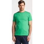 Pánske Tričká s krátkym rukávom Gant zelenej farby z tričkoviny vo veľkosti XS s okrúhlym výstrihom 
