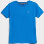 Chlapčenské Detské svetre Gant modrej farby v športovom štýle z bavlny do 8 rokov s okrúhlym výstrihom 