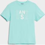 Dievčenské Detské tričká Gant BIO modrej farby z bavlny do 24 mesiacov s okrúhlym výstrihom udržateľná móda 
