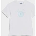Dievčenské Detské tričká Gant BIO bielej farby z bavlny do 24 mesiacov s okrúhlym výstrihom udržateľná móda 