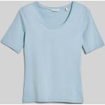 Dámske Polo tričká Gant modrej farby z bavlny vo veľkosti XXS s okrúhlym výstrihom 