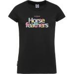 Detské tričká Horsefeathers čiernej farby v zľave 