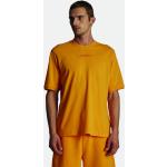 Pánske Tričká s krátkym rukávom La Martina žltej farby z tričkoviny s okrúhlym výstrihom s krátkymi rukávmi 