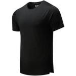 Pánske Bežecké tričká New Balance Priedušní čiernej farby z polyesteru 