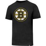 Tričká s krátkym rukávom čiernej farby z polyesteru s krátkymi rukávmi s motívom Boston Bruins 