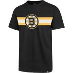 Tričká s krátkym rukávom čiernej farby z polyesteru s krátkymi rukávmi s motívom Boston Bruins 
