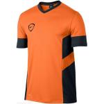 Pánske Futbalové dresy Nike Academy oranžovej farby v športovom štýle s vyšívaným vzorom z polyesteru s krátkymi rukávmi 