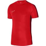 Pánske Futbalové dresy Nike Academy červenej farby v športovom štýle zo sieťoviny 