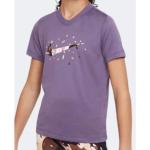 Detské tričká Nike Dri-Fit fialovej farby z polyesteru 