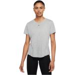 Dámske Bežecké tričká Nike Dri-Fit sivej farby z polyesteru vo veľkosti XS 
