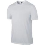 Pánske Tričká s krátkym rukávom Nike Football bielej farby z polyesteru s okrúhlym výstrihom 