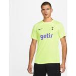 Pánske Futbalové dresy Nike Strike žltej farby v športovom štýle z polyesteru s motívom Tottenham Hotspur 