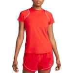 Pánske Bežecké tričká Nike červenej farby 
