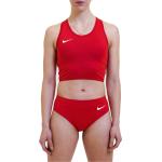 Pánske Bežecké tričká Nike červenej farby vo veľkosti XS 