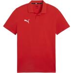 Pánske Polo tričká Puma teamGOAL červenej farby 