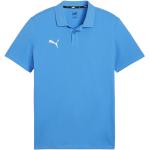 Pánske Polo tričká Puma teamGOAL modrej farby 