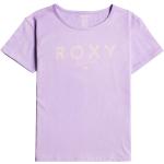 Detské tričká Roxy Roxy fialovej farby s kvetinovým vzorom do 12 rokov v zľave 