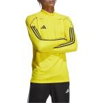 Tričká s dlhým rukávom adidas Tiro 23 žltej farby vo veľkosti XS s dlhými rukávmi v zľave 