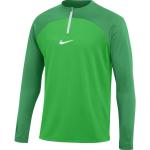 Tričká s dlhým rukávom Nike Academy zelenej farby s dlhými rukávmi v zľave 