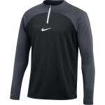 Tričká s dlhým rukávom Nike Academy čiernej farby s dlhými rukávmi v zľave 