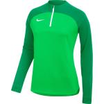Dámske Tričká s dlhým rukávom Nike Academy zelenej farby s dlhými rukávmi v zľave 